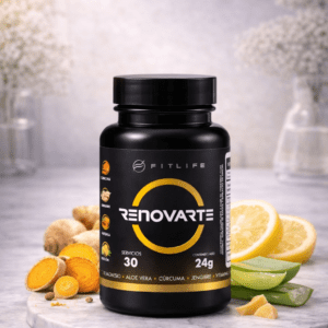 Renovarte · Antiinflamatorio Natural con Cúrcuma · 60 comprimidos