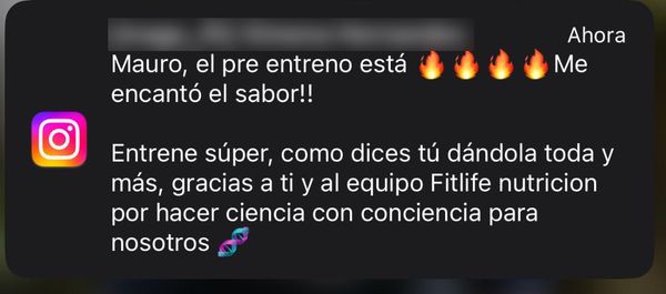 Testimonio de clienta de FitLife